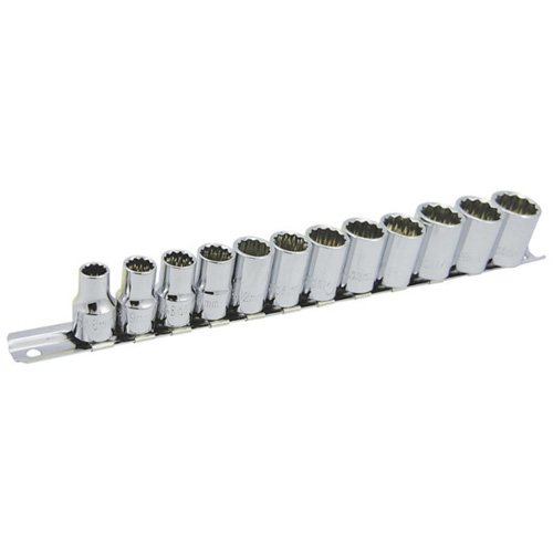 Jeu de douilles m&eacute;triques &agrave; 12 pans SS3812M-12 , 12 Mcx, Prise de 3/8" PB Rental Co. Ltd.