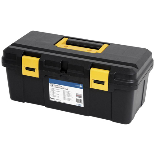 Coffre &agrave; outils portatif en plastique JPTB-19, 19" la x 9" p x 8" h, Noir PB Rental Co. Ltd.