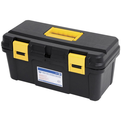 Coffre &agrave; outils portatif en plastique JPTB-16, 16" la x 8" p x 7-1/2" h, Noir PB Rental Co. Ltd.