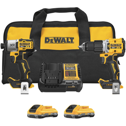XR&reg; 2-Tool Hammer Drill/Impact Combo Kit with POWERPACK Batteries, Lithium-Ion, 20 V PB Rental Co. Ltd.