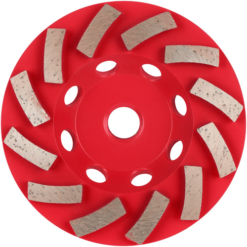 Meule boisseau diamant&eacute;e &agrave; 12 segments Turbo DIAMOND MAX PB Rental Co. Ltd.