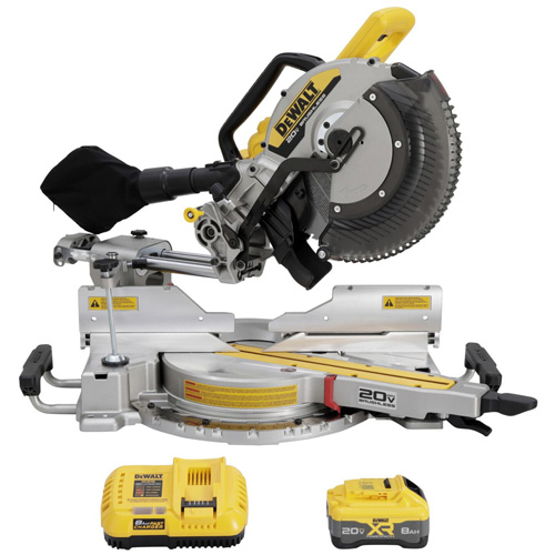 Trousse scie &agrave; onglets coulissante &agrave; double biseau 20V MAX* XR PB Rental Co. Ltd.