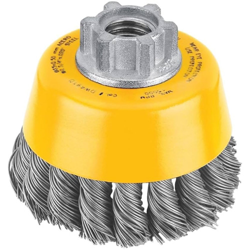 Brosse boisseau en fil de carbone torsad&eacute; &agrave; haute performance, 3" dia. x 5/8"-11 arbre PB Rental Co. Ltd.