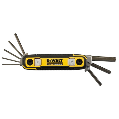 TOUGHSERIES Folding Locking Hex Key, 8 Pcs., Metric PB Rental Co. Ltd.