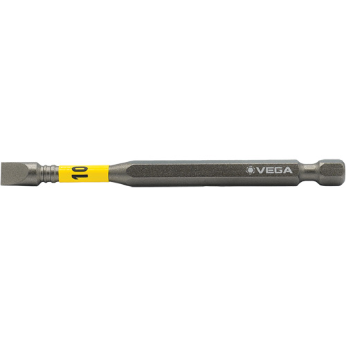 Embout pour outils &eacute;lectriques Impactech, Fente, Embout 10F-12R, Prise 1/4", Longueur 3-1/2" PB Rental Co. Ltd.