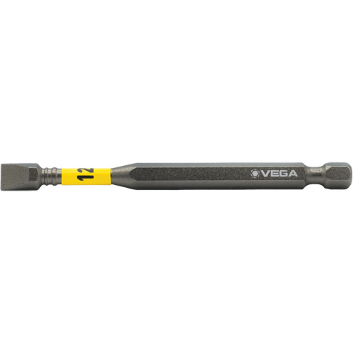 Embout pour outils &eacute;lectriques Impactech, Fente, Embout 12F-14R, Prise 1/4", Longueur 3-1/2" PB Rental Co. Ltd.