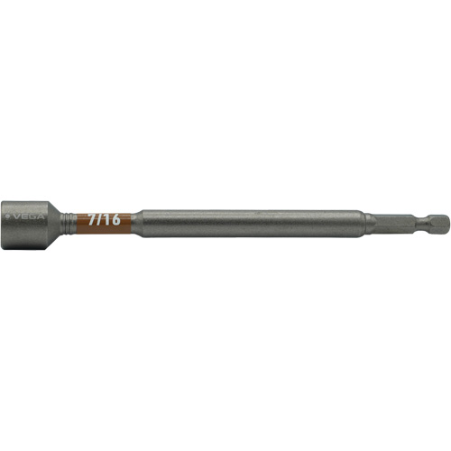 Impactech&reg; Nut Driver, 7/16" Tip, 1/4" Drive, 6" L, Magnetic PB Rental Co. Ltd.