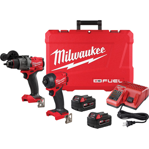 M18 FUEL 2-Tool ½” Hammer Drill Driver & SURGE ¼” Hex Hydraulic Driver Combo Kit, Lithium-Ion, 18 V PB Rental Co. Ltd.