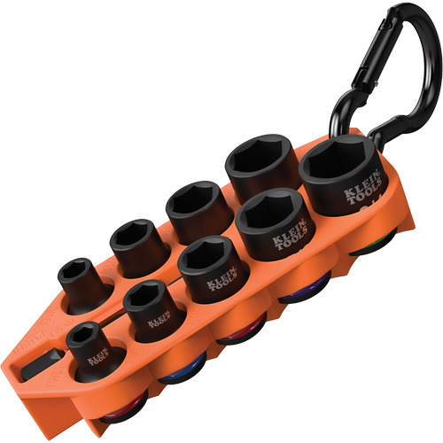 Jeu de douilles &agrave; chocs SAE pr&ecirc;t &agrave; emporter, 10 Mcx, Chocs, Prise de 3/8" PB Rental Co. Ltd.
