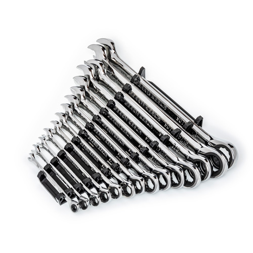90-Tooth 12 Point SAE Wrench Set, Ratcheting Combination, 14 Pieces, Imperial PB Rental Co. Ltd.