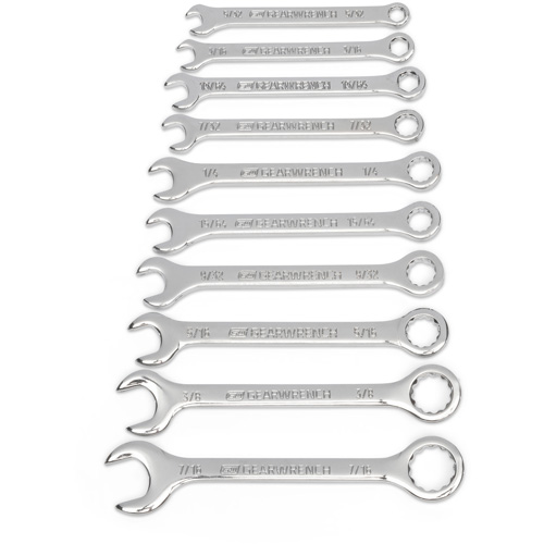 SAE Midget Wrench Set, Combination, 10 Pieces, Imperial PB Rental Co. Ltd.