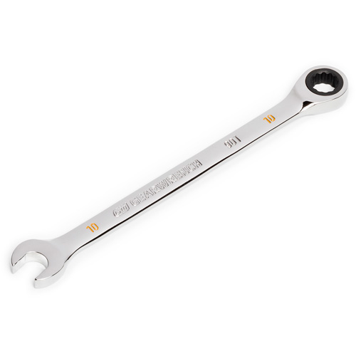 90-Tooth Ratcheting Combination Wrench, 12 Point, 10 mm, Chrome Finish PB Rental Co. Ltd.