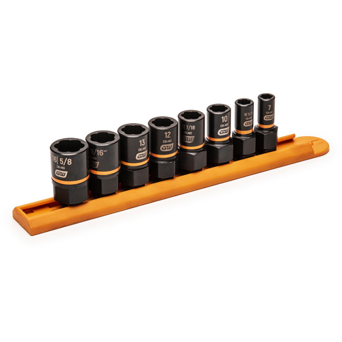 Jeu de douilles d'extraction Bolt Biter, 8 Mcx, Chocs, Prise de 1/4"/3/8" PB Rental Co. Ltd.