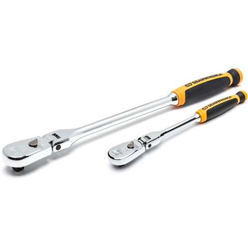 1/4" & 3/8" Drive 90-Tooth Dual Material Teardrop Ratchet Set PB Rental Co. Ltd.