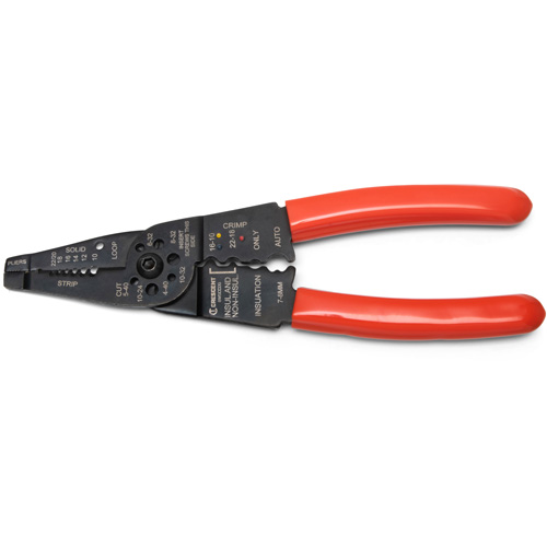 Wire Stripper & Crimper, 8" L, 10 - 22 AWG PB Rental Co. Ltd.