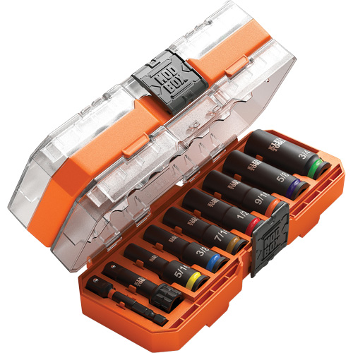 KNECT Drive Socket Set, 9 Pcs, Impact, 3/8" Drive Size, Deep PB Rental Co. Ltd.