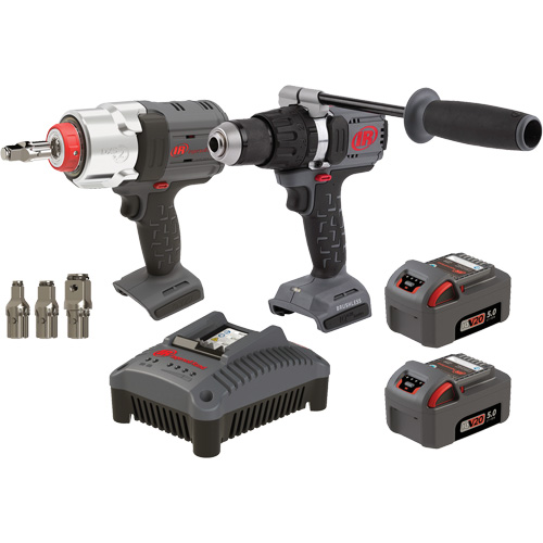 Hammer Drill & Impact Wrench Combo Kit, Lithium-Ion, 20 V PB Rental Co. Ltd.