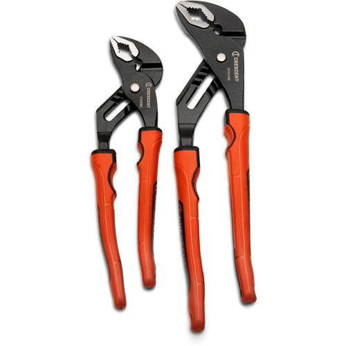 Jeu de pince bouvet&eacute;es Grip Zone V-Jaw avec manche bimat&eacute;riau en cuir, 2 Morcea PB Rental Co. Ltd.