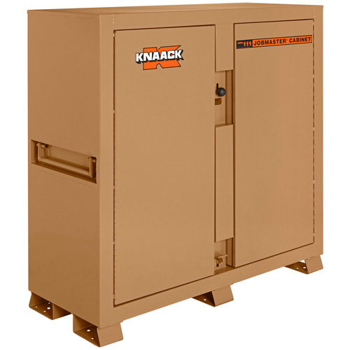 Model 111 Jobsite Cabinet with Padlock, Steel, 47.5 Cubic Feet, Tan PB Rental Co. Ltd.