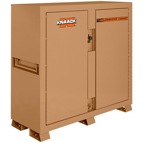 Model 109 Jobsite Cabinet with Padlock, Steel, 47.5 Cubic Feet, Tan PB Rental Co. Ltd.