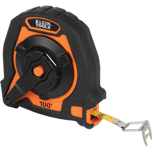 Closed Reel Long Tape Measure, 10 mm x 100', Imperial Graduations PB Rental Co. Ltd.