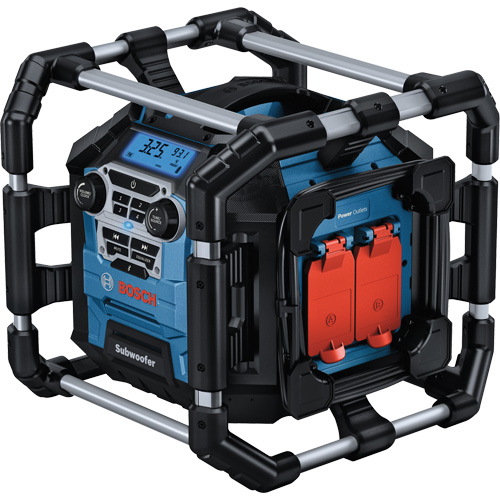 Jobsite Radio with Bluetooth&reg; 5.0 & Power Station, Lithium-Ion, 18 V PB Rental Co. Ltd.