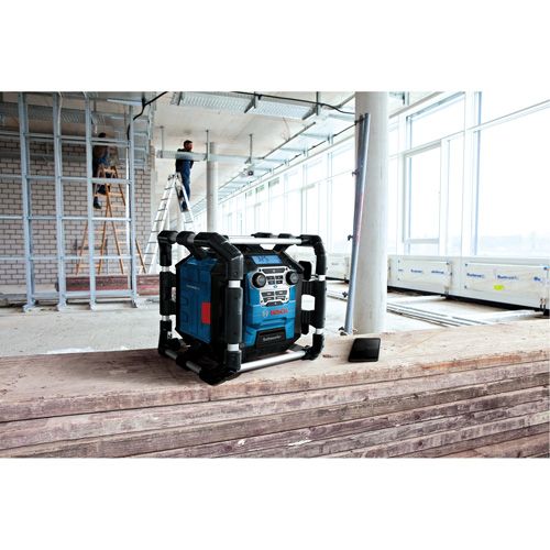 Jobsite Radio with Bluetooth&reg; 5.0 & Power Station, Lithium-Ion, 18 V PB Rental Co. Ltd.