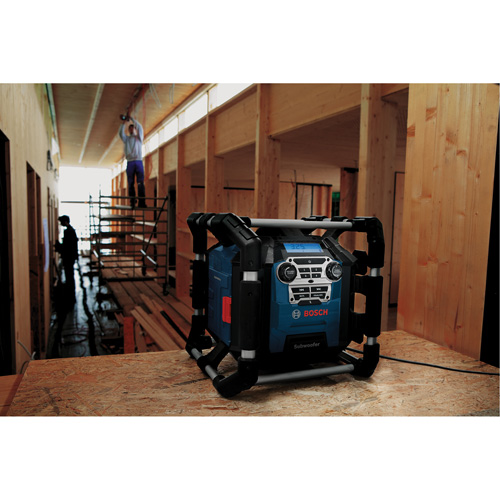 Jobsite Radio with Bluetooth&reg; 5.0 & Power Station, Lithium-Ion, 18 V PB Rental Co. Ltd.