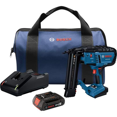 Brushless 18-Gauge Brad Nailer Kit with Standard Power Battery, 18 V, Lithium-Ion PB Rental Co. Ltd.