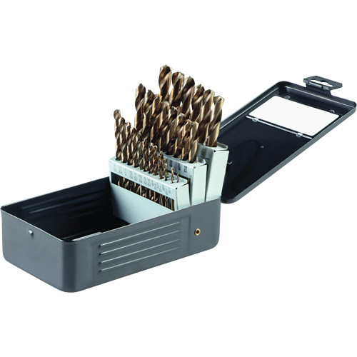 Gold Oxide Drill Bit Set, 29 Pieces, High Speed Steel PB Rental Co. Ltd.