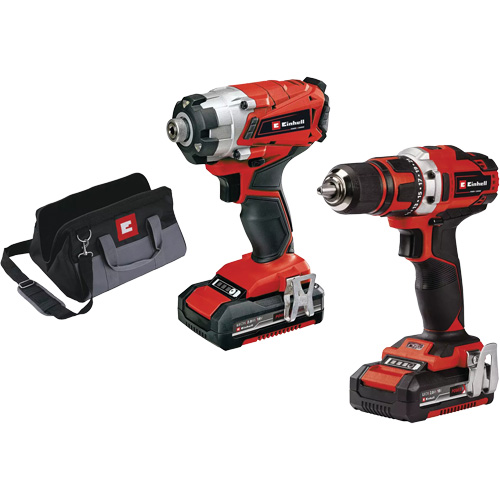 Cordless 1/2” Drill/Driver & 1/4” Impact Kit, Lithium-Ion, 18 V PB Rental Co. Ltd.