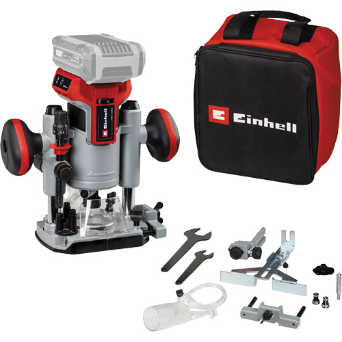 Professional Cordless Compact Router with Fixed Base & Plunge Base (Tool Only) PB Rental Co. Ltd.