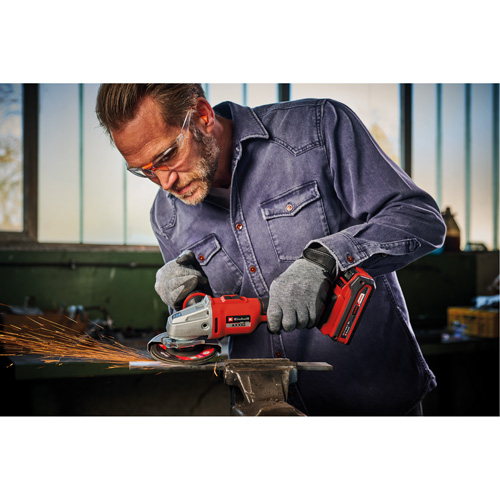 Rectifieuse dangle professionnelle sans fil (outil seulement), Roue de 4-1/2", 18 V PB Rental Co. Ltd.