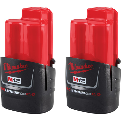 Batteries compactes M12 REDLITHIUM CP2.0, Lithium-ion, 12 V, 2 Ah PB Rental Co. Ltd.