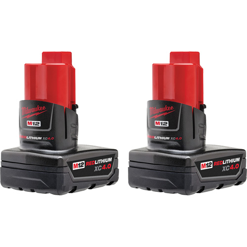 M12 REDLITHIUM XC4.0 Batteries, Lithium-Ion, 12 V, 4 Ah PB Rental Co. Ltd.