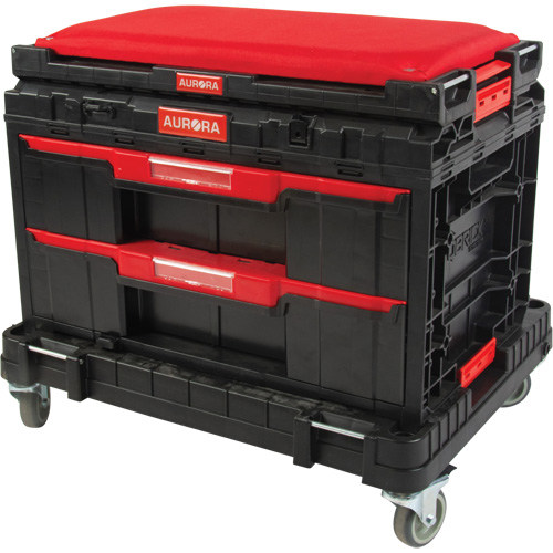 Socle roulant Arx avec jeu de roulettes pivotantes 3 mcx, 23-1/10" x 15" x 13-2/5', Noir PB Rental Co. Ltd.