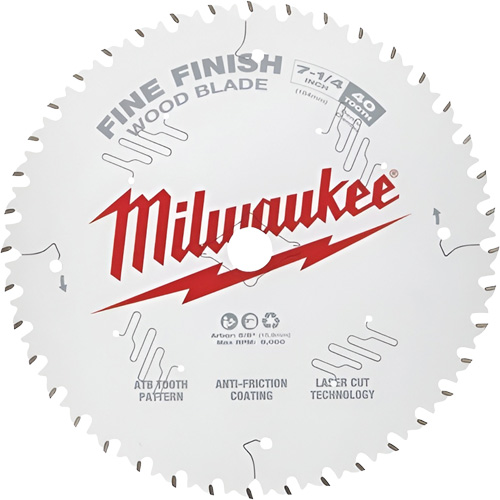 Fine Finish Circular Saw Blades, 7-1/4", 40 Teeth, Wood Use PB Rental Co. Ltd.