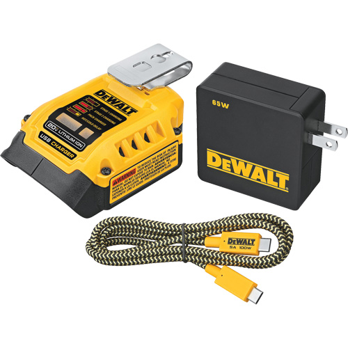 MAX*/FLEXVOLT &reg; 5 Amp USB Charging Kit, 20 V, Lithium-Ion PB Rental Co. Ltd.