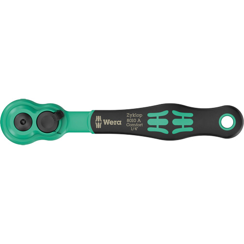A Zyklop Comfort Ratchet with Reversing Lever, 1/4" Drive, Ergonomic Handle PB Rental Co. Ltd.