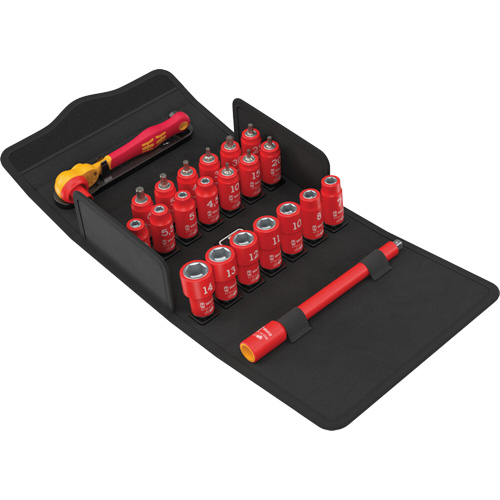 Jeu de cl&eacute; &agrave; cliquet SA VDE 1 Zyklop isolant avec levier dinversion PB Rental Co. Ltd.