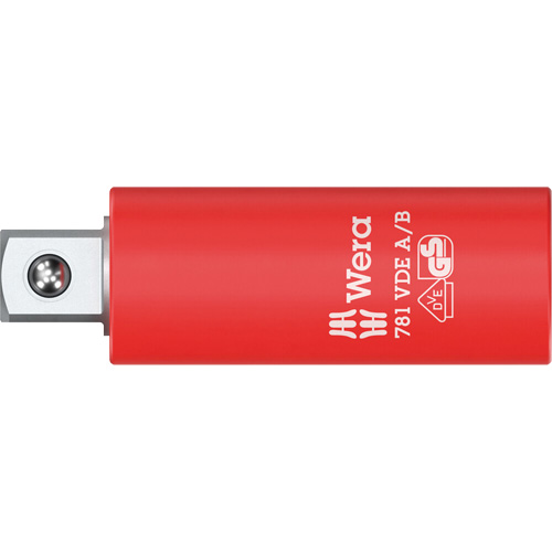 Adaptateur isol&eacute; VDE A/B, Prise 1/4", Douille 3/8", 2,78" lo, Sph&eacute;rique PB Rental Co. Ltd.