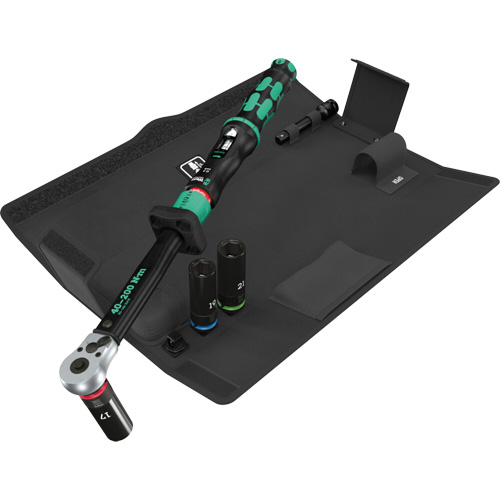 Ensemble cl&eacute; dynamom&eacute;trique Click-Torque Lock C 3 jeu 1 pour changement de roue, 6 Mcx, Prise de 1/2", Profond PB Rental Co. Ltd.