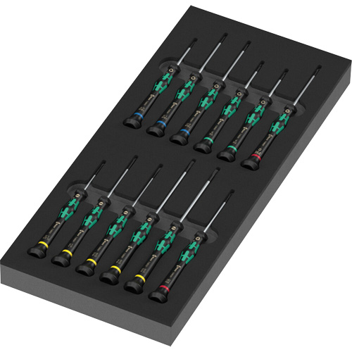 Foam Insert Kraftform Micro Screwdriver Set 2, 13 Pcs. PB Rental Co. Ltd.