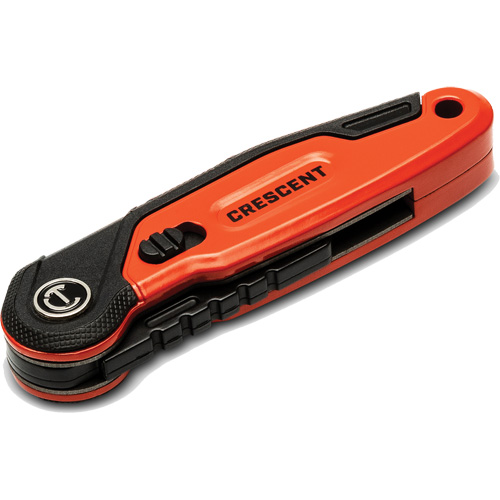 Folding Utility Knife, 1" Blade, Steel Blade, Aluminum Handle PB Rental Co. Ltd.