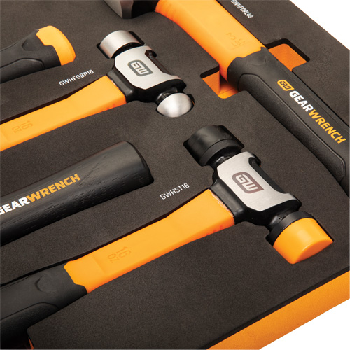 Mixed Hammer Set in Foam Storage Tray, 5 Pieces PB Rental Co. Ltd.