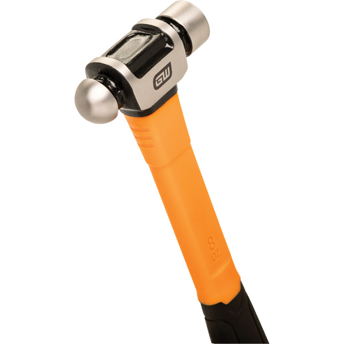 Ball Pein Hammer, 8 oz. Head Weight, Plain/Polished Face, Fibreglass Handle PB Rental Co. Ltd.