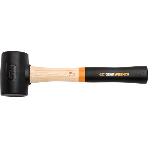 Maillet en caoutchouc, 16 oz, Prise en Bois, 13" lo PB Rental Co. Ltd.