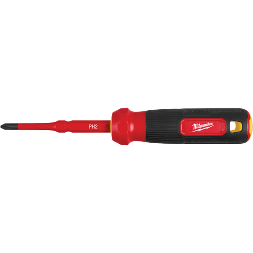 2-in-1 1000V Insulated Flip Shank Multi-Bit Screwdriver, 8-4/5" L, Cushion Grip Handle PB Rental Co. Ltd.