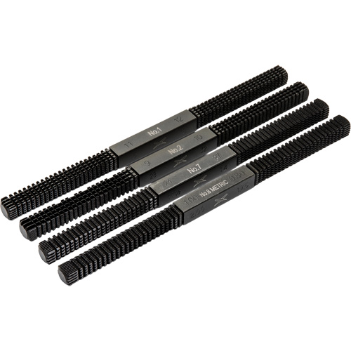 4-Piece Thread Restoring File Set, Square, 9" PB Rental Co. Ltd.