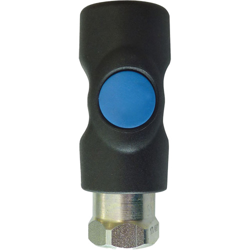 TOPQUIK S1 Industrial Quick Coupler, Polyester Composite/Stainless Steel, 1/4", Female NPT, 174 PSI PB Rental Co. Ltd.